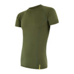 Sensor Merino Active – Uld T-shirt med korte ærmer – Herre – Grøn – Str. L