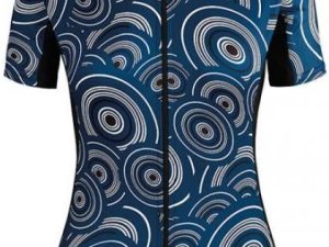 Assos Dame Cykeltrøje UMA GT Short Sleeve Jersey Camou, Blå