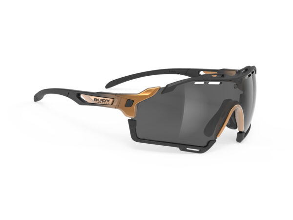 Rudy Project Cutline - Løbe- og cykelbrille - Smoke black linser - Bronze fade