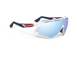 Rudy Project Defender - Løbe- og cykelbrille - Multilaser Ice - Hvid gloss