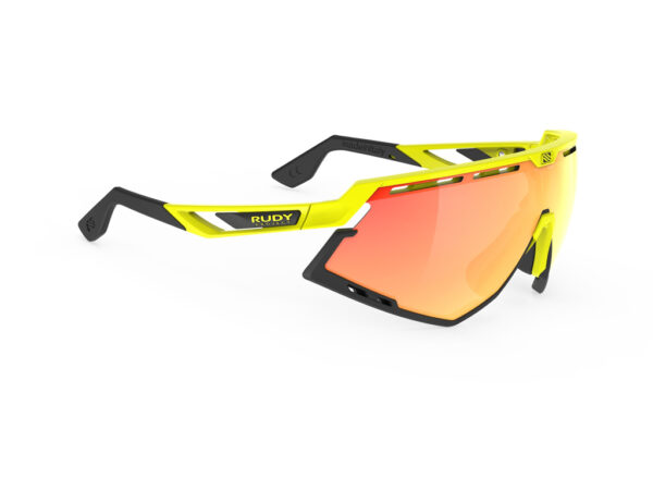 Rudy Project Defender - Løbe- og cykelbrille - Multilaser orange - Fluo gul