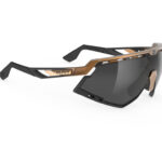 Rudy Project Defender – Løbe- og cykelbrille – Smoke black – Mat bronze