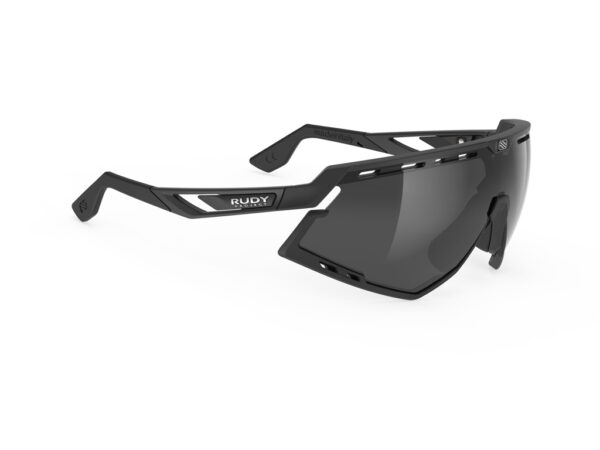 Rudy Project Defender - Løbe- og cykelbrille - Smoke black - Mat sort/sort