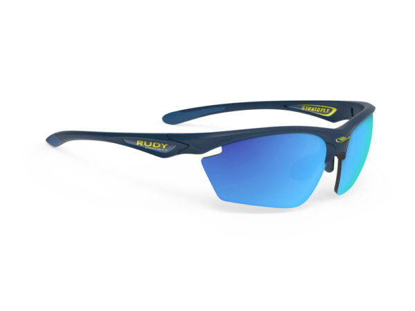 Rudy Project Stratofly - Løbe- og cykelbrille - Multilaser blue linser - Mat blå