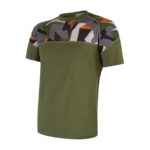 Sensor Merino Impress - Merinould T-shirt med korte ærmer - Herre - Safari/Camo - Str. XL
