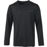 Endurance Mell Melange - T-shirt m. lange ærmer - Herre - Black - Str. XL