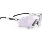 Rudy Project Cutline – Løbe- og cykelbrille – Fotokromisk 2 laserpurple linser – Hvid