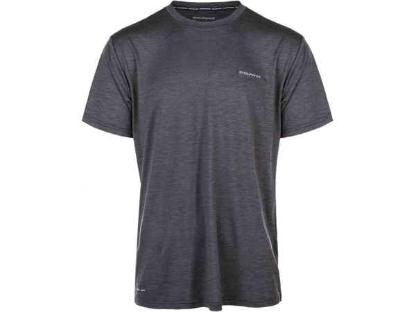 Endurance Mell Melange - T-shirt m. korte ærmer - Herre - Black - Str. 3XL