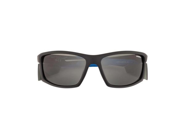 OÂ´NEILL 9018 Cykelbrille - Hydrofobisk Solid Smoked Linse - Mat Sort/Blå